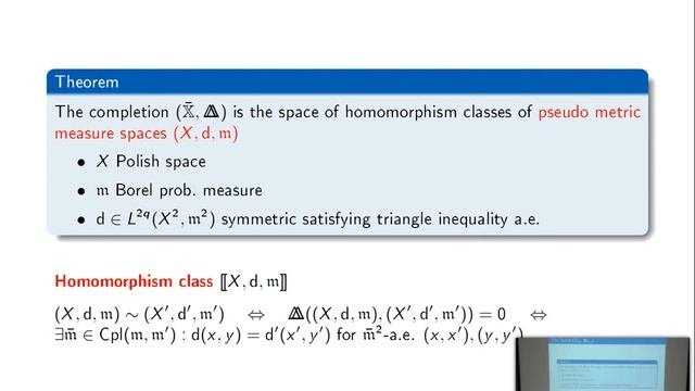 K.-T. Sturm: Geometric Analysis On The Space Of Metric Measure Spaces