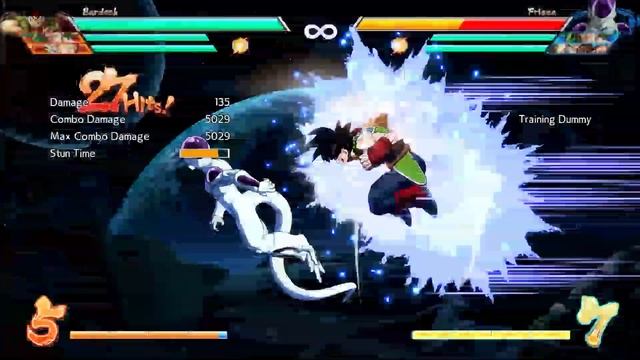 DragonBall FighterZ: Bardock Combo Tutorial *With Notations смотреть онлайн