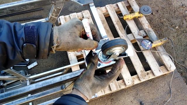 ТЕЛЕЖКА ДЛЯ ПОЛУАВТОМАТА СВОИМИ РУКАМИ смотреть онлайн