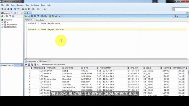 Oracle SQL Certified Beginner to advanced - Retrieving Data - SQL Statement Basics - Video 14 - 202 смотреть онлайн