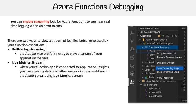 AZ 204 — Azure Functions Debugging смотреть онлайн