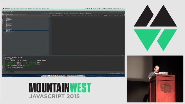 MountainWest JavaScript 2015 - Gift Wrap Your Code with Webpack by Jeremy Lund смотреть онлайн