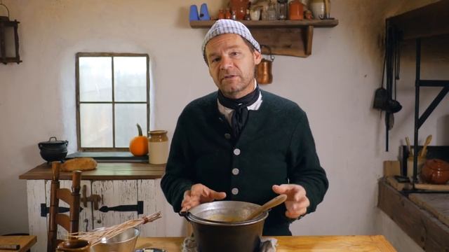Historic Harvest Soup with Pumpkin Bowl - 18th Century Cooking смотреть онлайн