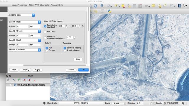 Opening a GeoTIFF File on a Mac with Quantum GIS (QGIS) смотреть онлайн