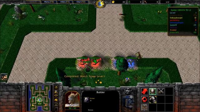 Warcraft 3 TD MADNESS returns! - Spider GREEN TD [01] смотреть онлайн