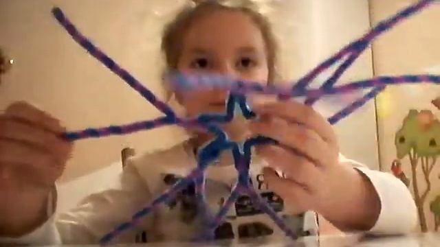 Мастер-класс. Снежинка из синельной проволоки. смотреть онлайн