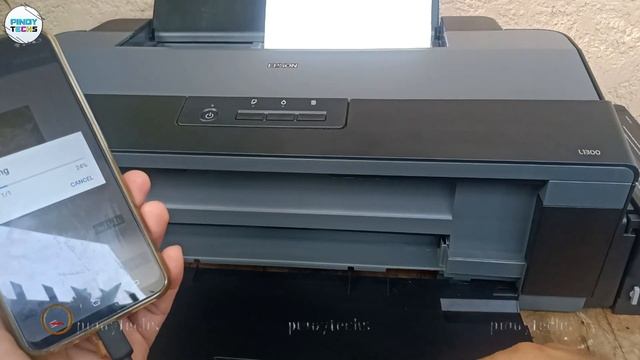 EPSON L1300 PRINT FROM ANDROID PHONE | NokoPrint App (Tagalog)