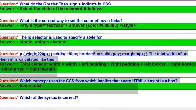 Upwork CSS3 & CSS test answers - 2016 смотреть онлайн