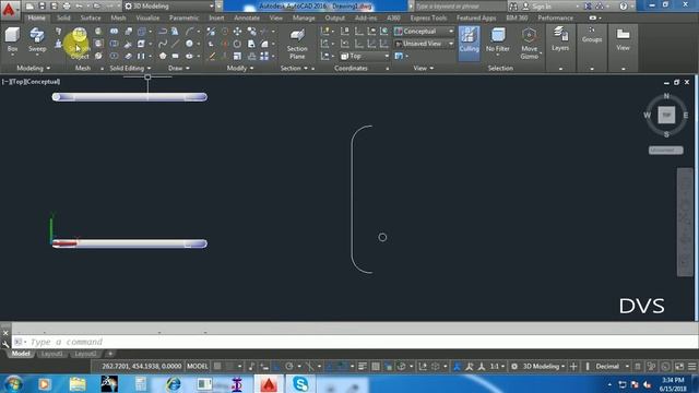 How To Draw A Chair Design In Auto-CAD 3D смотреть онлайн