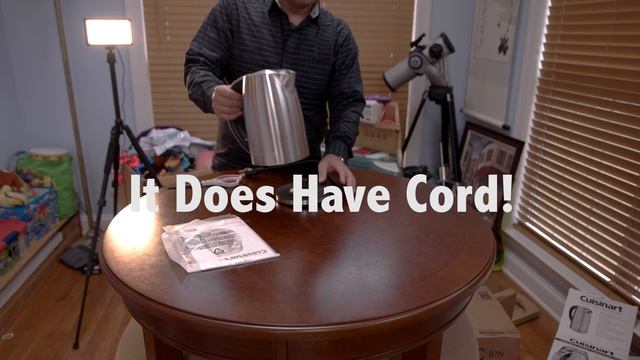 Cuisinart PerfecTemp Cordless Programmable Kettle - Unboxing in 4K смотреть онлайн