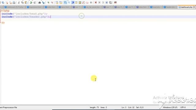Convert html template(AdminLTE) to php website - part2 (Hindi Tutorial) смотреть онлайн