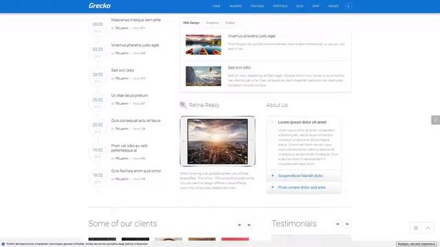 Grecko - Multipurpose WordPress Theme смотреть онлайн