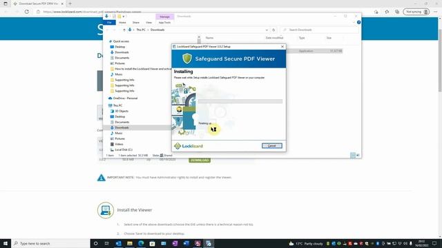 How to open a Locklizard DRM protected PDF file смотреть онлайн
