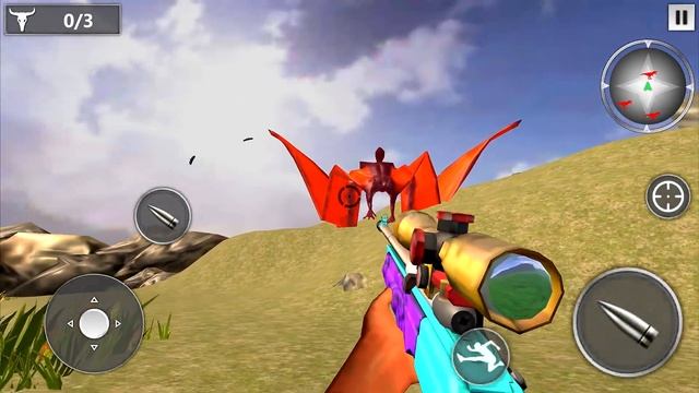 Dino Hunter 3d Dinosaur Games Android Gameplay смотреть онлайн