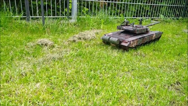 Heng Long ZTZ 99A digital camouflage. Second camouflage test with off-road driving. смотреть онлайн