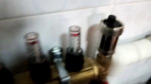 заполнение контуров тёплого пола