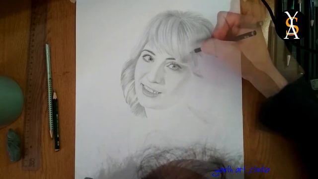 Портрет на замовлення. time lapse YOUTH ART STUDIO смотреть онлайн