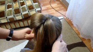 Бант из волос - это шикарно, но очень просто!!!