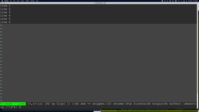 Vim Delete empty lines in 1 minute смотреть онлайн