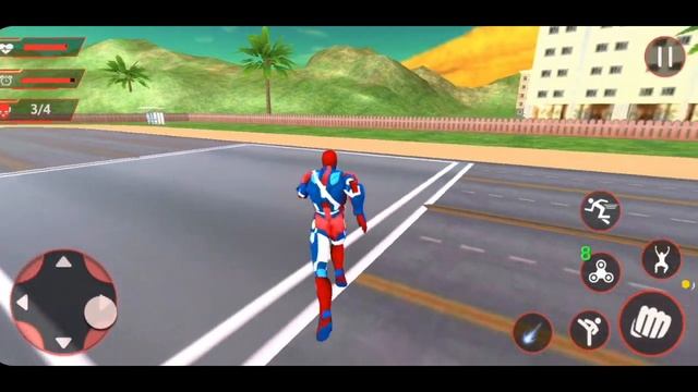 Superhero Captain Robot Games - Flying Robot Superhero Rescue Mission | Android GamePlay HD