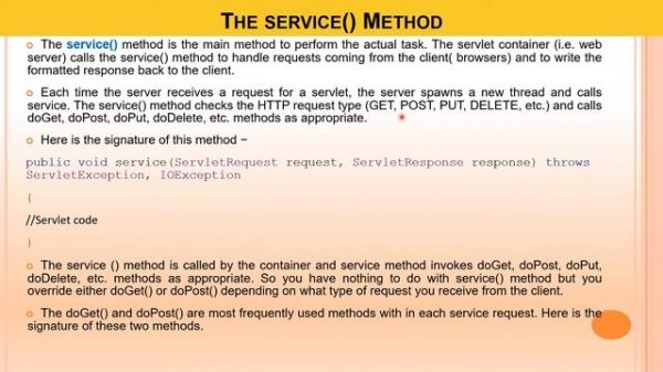 Life Cycle of Servlet