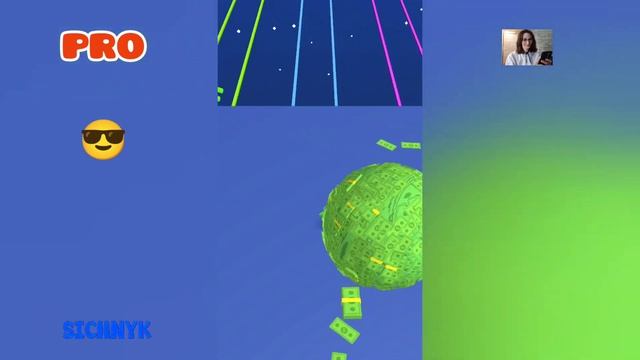 COLLECTED A BIG BALL OF MONEY! ? NOOB vs PRO vs HACKER in Money Roll 3D смотреть онлайн