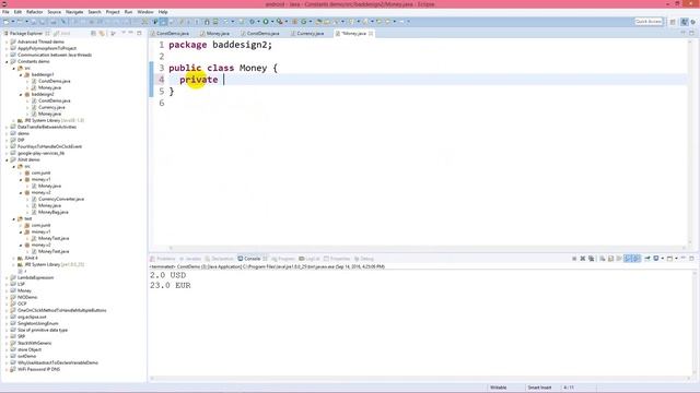Best practice - Implement constants using enum in Java смотреть онлайн