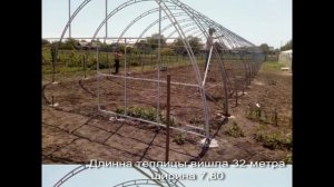 Арочная теплица из профильной трубы своими руками