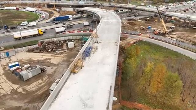 МКАД 27км развязка с трассой М4 Дон и Липецкой улицей смотреть онлайн