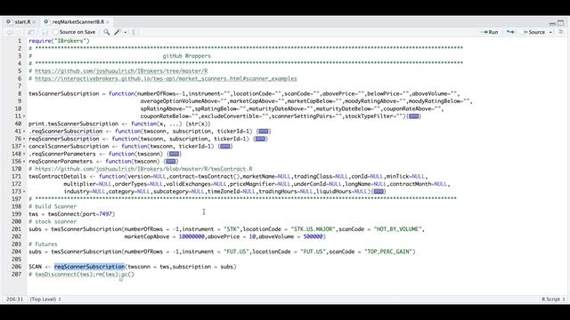 Interactive Brokers API - Market Scanners смотреть онлайн