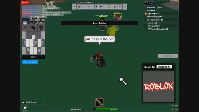 Roblox Gear testing: Spray Paint смотреть онлайн