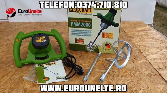 MIXER MORTAR SI VOPSEA PROCRAFT PMM2000