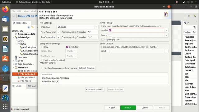 Talend To Kafka Streaming смотреть онлайн