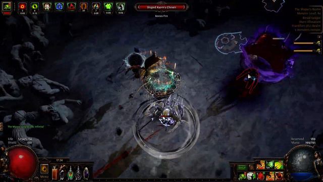 [3.13] 200EX Bleed Bow Gladiator Vs Maven Uber Elder - Path Of Exile Ritual