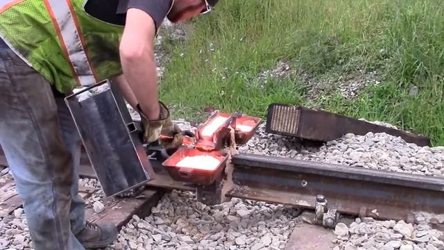 Термитная СВАРКА Толстого МЕТАЛЛА смотреть онлайн
