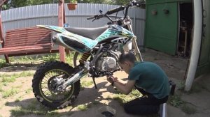 ТО замена масла питбайк regulmoto seven 125e