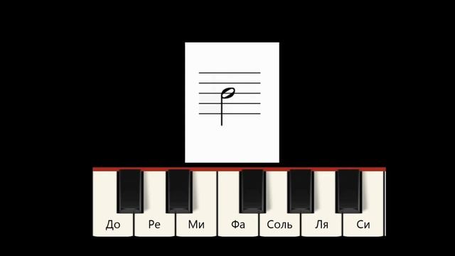 5 Тренажер нот. Нота  СИ