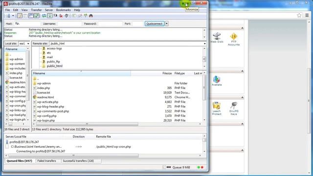 Installing WordPress manually via FTP смотреть онлайн