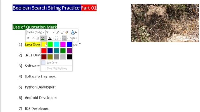 Part 01 | Boolean search string practice | смотреть онлайн