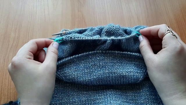 Худи. Внутренний цельновязаный карман + проймы и рукава . Мастер-класс для начинающих смотреть онлайн