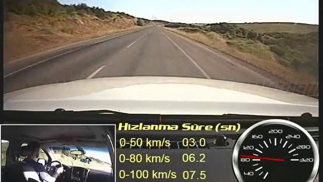 Nissan Navara 3.0 V6 Dizel test (0-100 km/s, 100-0 km/s) смотреть онлайн
