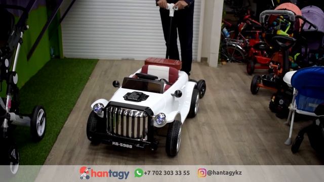 Детский электромобиль RETROCAR, детские электромобили, детская машина, машинка с доставкой по Алмат смотреть онлайн