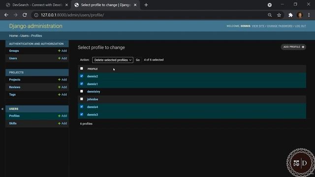 Python Django - User Profile смотреть онлайн