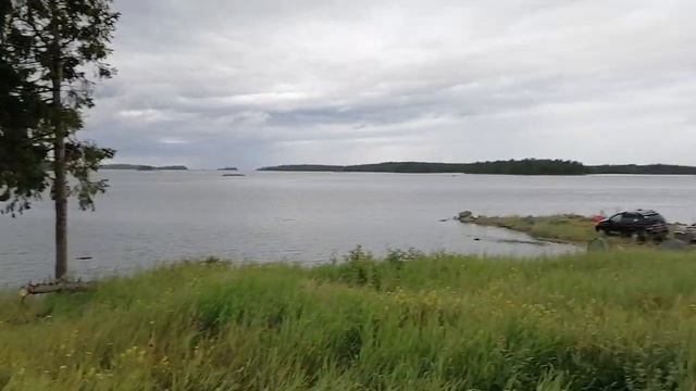 Белое море. Село Лувеньга. Памятник партизанам разгромивших отряд интервентов в 1919г. 21.07.2023. смотреть онлайн