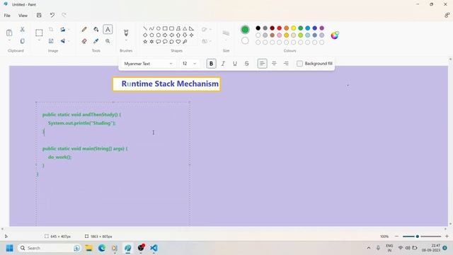What Is Run Time Stack Mechanism In Java | Java | In English смотреть онлайн