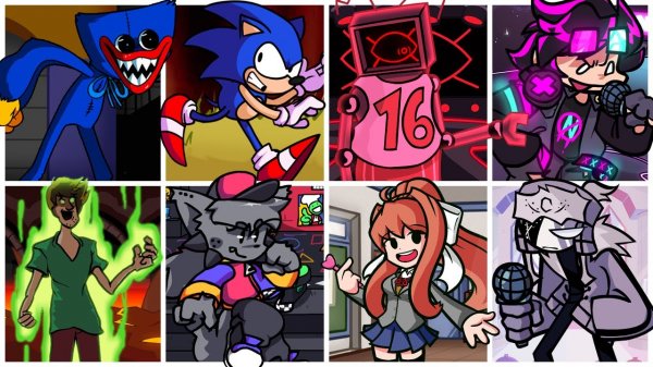 Friendamy but Every Turn a Different Character Sings?(FNF VS Tord Red Fury song but Everyone Sings)