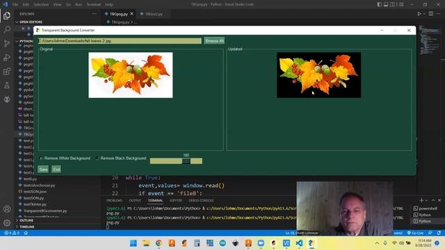 Python Script to Make Image Background Transparent смотреть онлайн