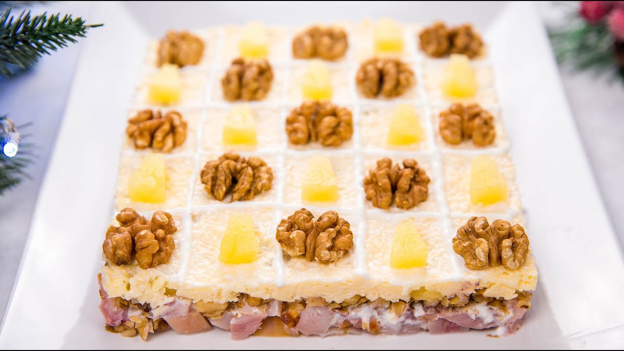 Гости будут в ВОСТОРГЕ! - НОВЫЙ Салат на День Рождения - Красивый САЛАТ на Праздничный СТОЛ 2023 смотреть онлайн