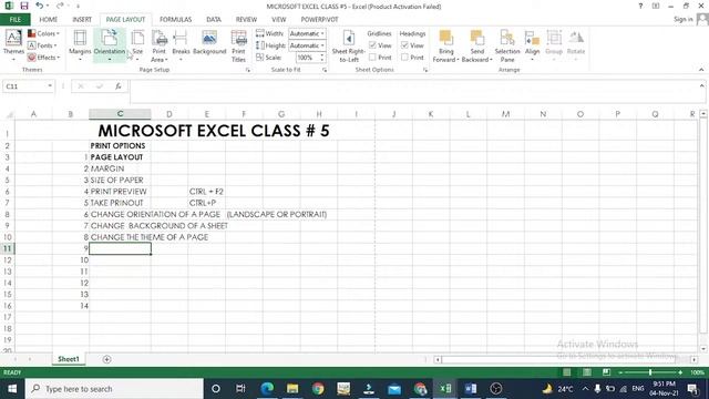 MICROSOFT EXCEL CLASS # 5 - смотреть онлайн