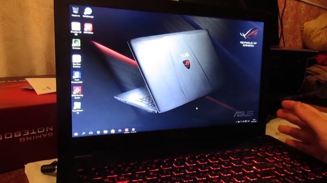 Первый взгляд на игровой ноутбук Asus GL552VX